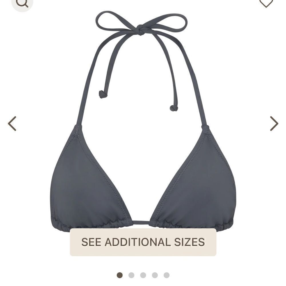 NWT SKIMS swim triangle top 3X